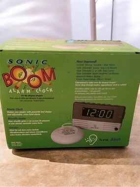 BNIB Sonic Boom Alarm Clock with Bed Shaker